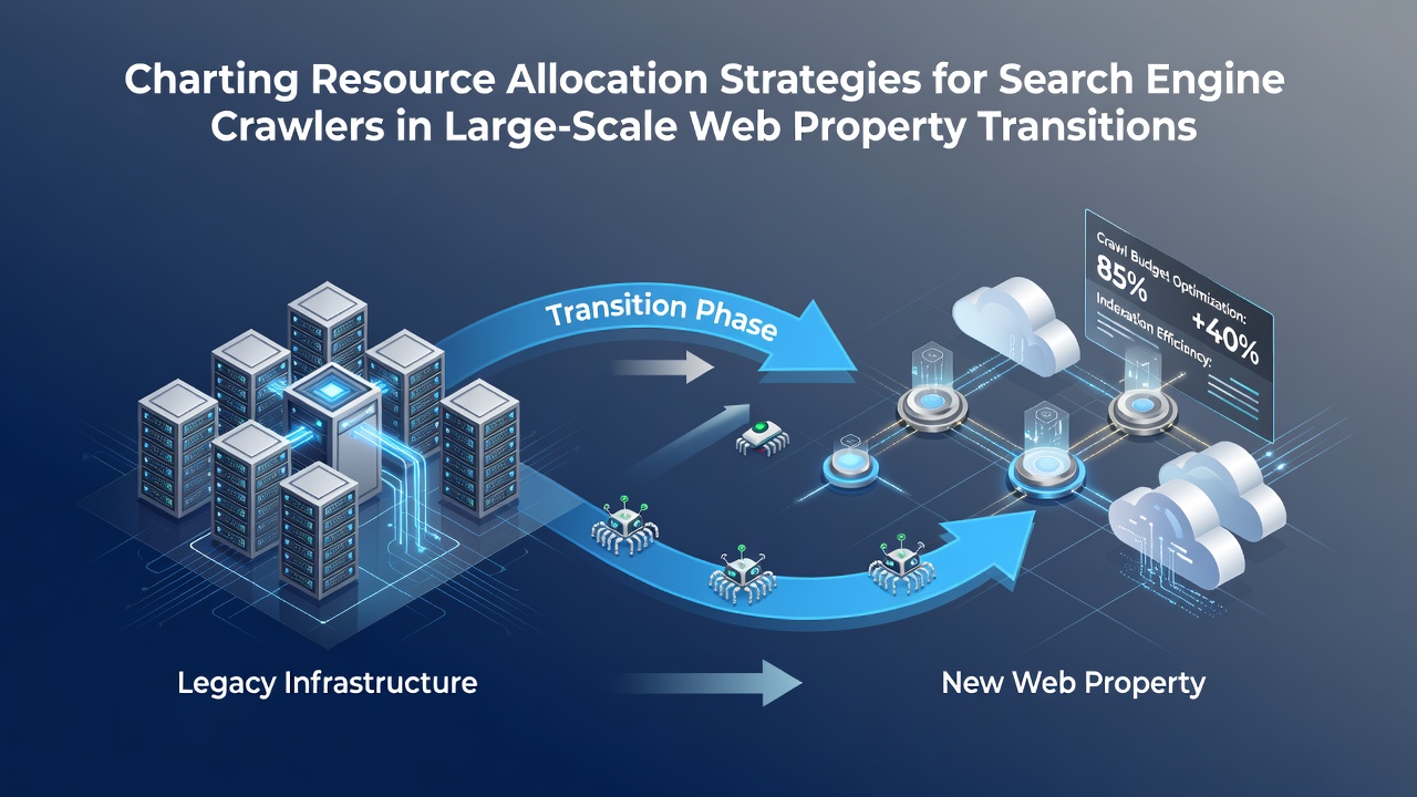 Charting Resource Allocation Strategies for Search Engine Crawlers in Large-Scale Web Property Transitions